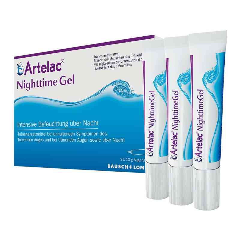 Artelac Nighttime Gel Augengel - Feuchtigkeitspflege zur Nacht 3X10 g von Dr. Gerhard Mann Chem.-pharm.Fab PZN 07707228