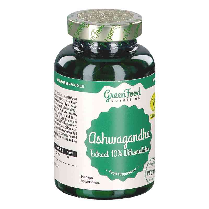 Ashwagandha Extrakt 10 % Withanolides Kapseln 90 stk von  PZN 08106554