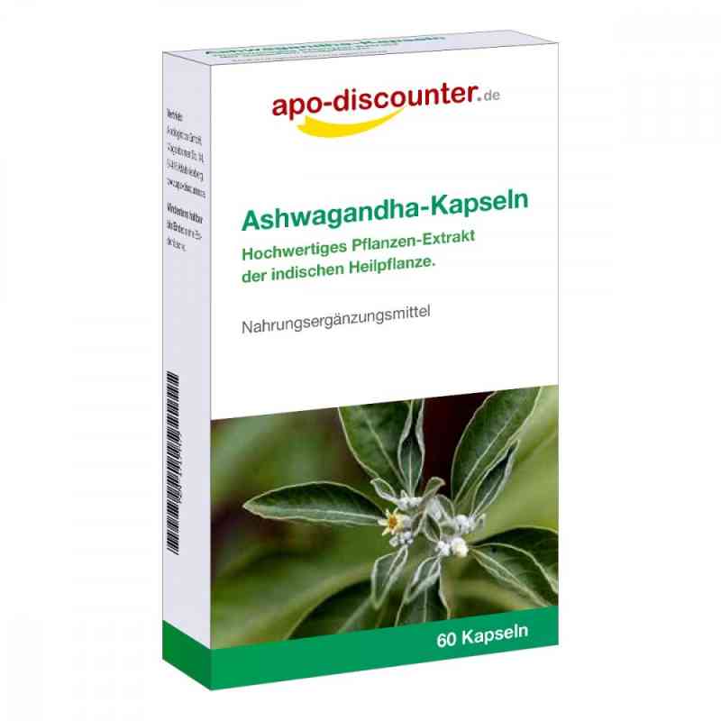 Ashwagandha Kapseln 500mg , indischer Ginseng 60 stk von apo.com Group GmbH PZN 17174477