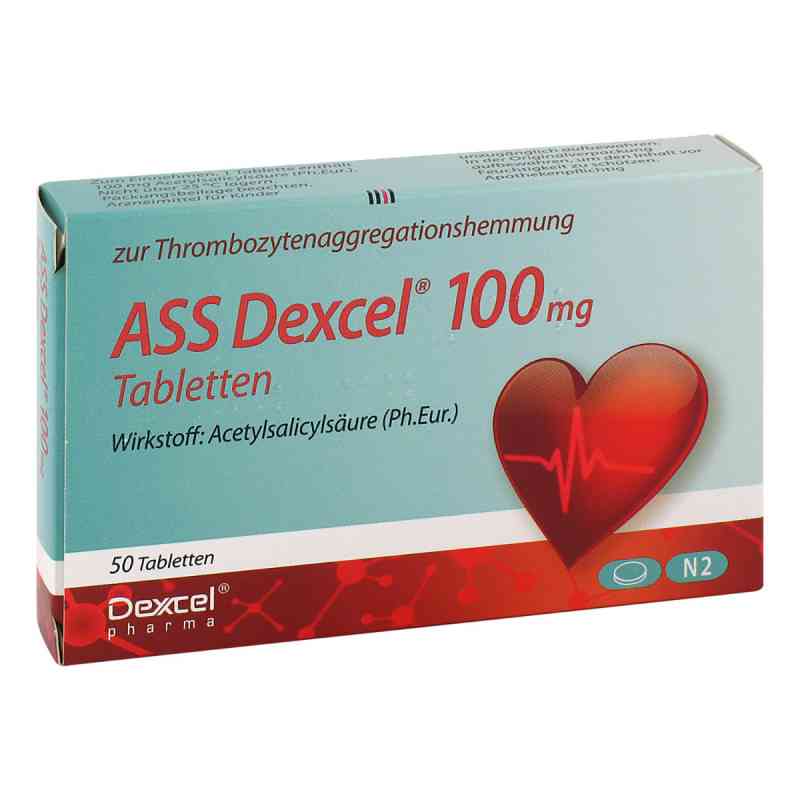 Ass Dexcel 100 mg Tabletten 50 stk von Dexcel Pharma GmbH PZN 09064645