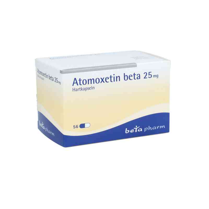 Atomoxetin beta 25 mg Hartkapseln 56 stk von betapharm Arzneimittel GmbH PZN 14244102