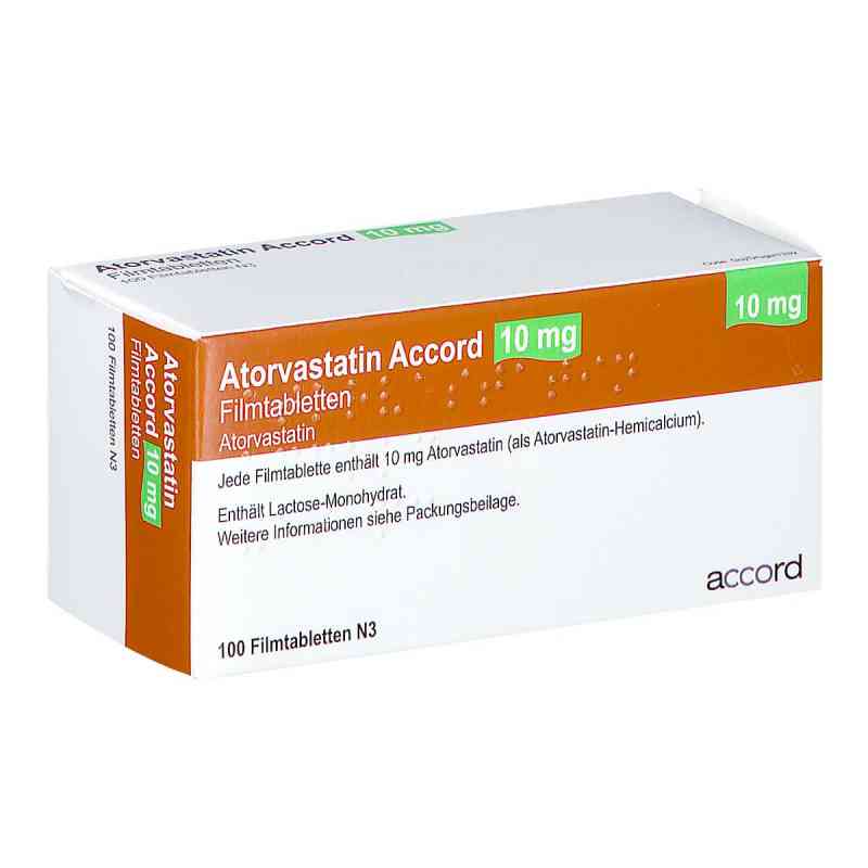 Atorvastatin Accord 10 mg Filmtabletten 100 stk von Accord Healthcare GmbH PZN 13980678