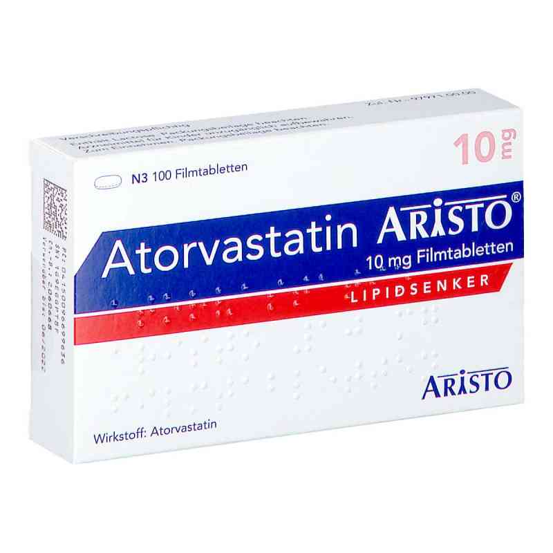 Atorvastatin Aristo 10 mg Filmtabletten 100 stk von Aristo Pharma GmbH PZN 09669963