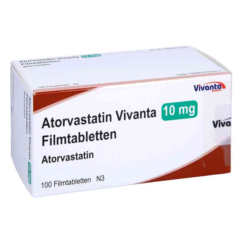 Atorvastatin Vivanta 10 Mg Filmtabletten 100 stk von Vivanta Generics s.r.o PZN 16663323