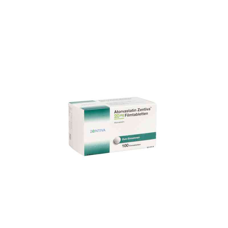 Atorvastatin Zentiva 20 mg Filmtabletten 100 stk von Zentiva Pharma GmbH PZN 15784355