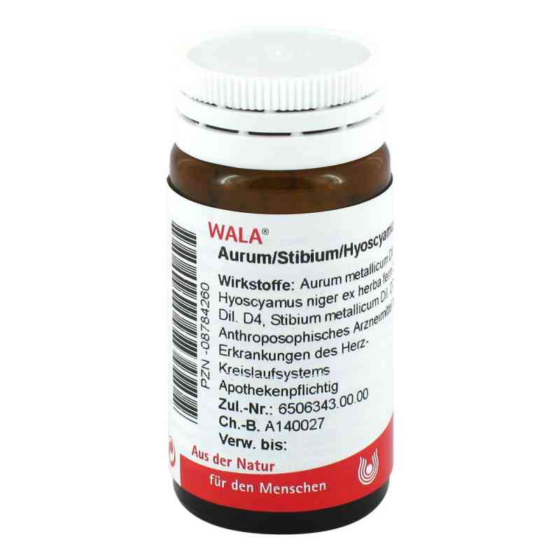 Aurum/ Stibium/ Hyoscyamus Globuli 20 g von WALA Heilmittel GmbH PZN 08784260