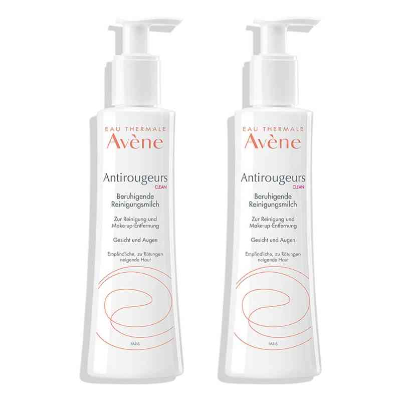 Avene Antirougeurs Clean Beruhig.reinigungsmilch 2x200 ml von PIERRE FABRE DERMO KOSMETIK GmbH PZN 08107254