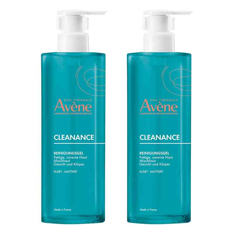 Avene Cleanance Reinigungsgel 2x400 ml von PIERRE FABRE DERMO KOSMETIK GmbH PZN 08107247