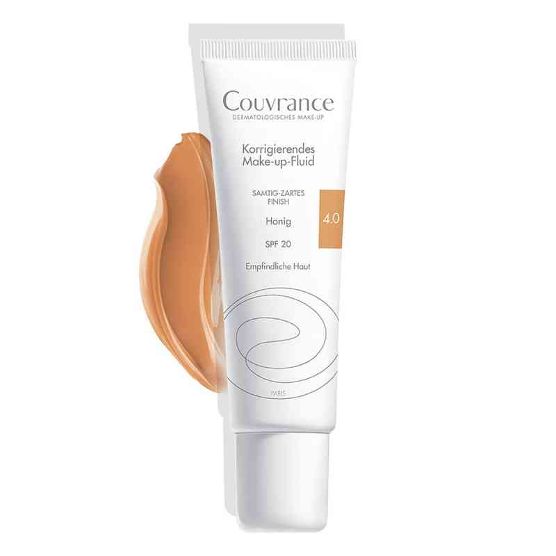 Avène Couvrance Korrigierendes Make–Up Fluid Honig 4.0 30 ml von PIERRE FABRE DERMO KOSMETIK GmbH PZN 02024281