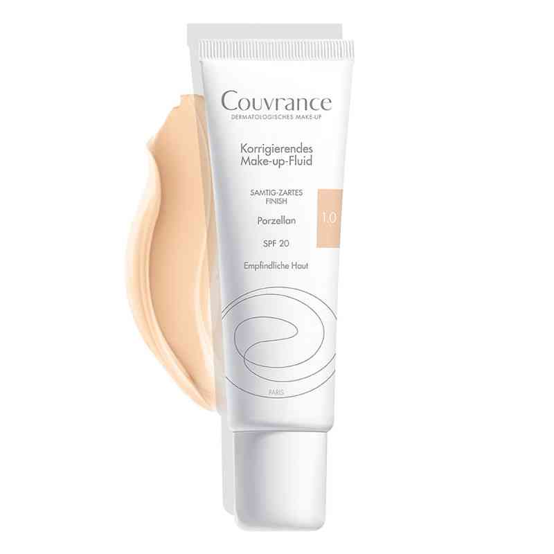 Avène Couvrance Korrigierendes Make–Up Fluid Porzellan 1.0 30 ml von PIERRE FABRE DERMO KOSMETIK GmbH PZN 02024016