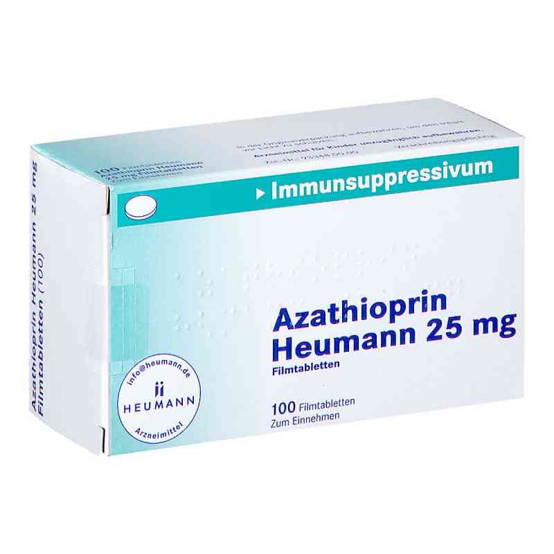 Azathioprin Heumann 25 mg Filmtabletten 100 stk von HEUMANN PHARMA GmbH & Co. Generica KG PZN 10785551