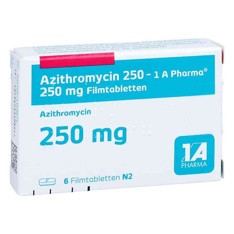 Azithromycin 250-1A Pharma 6 stk von 1 A Pharma GmbH PZN 07116987