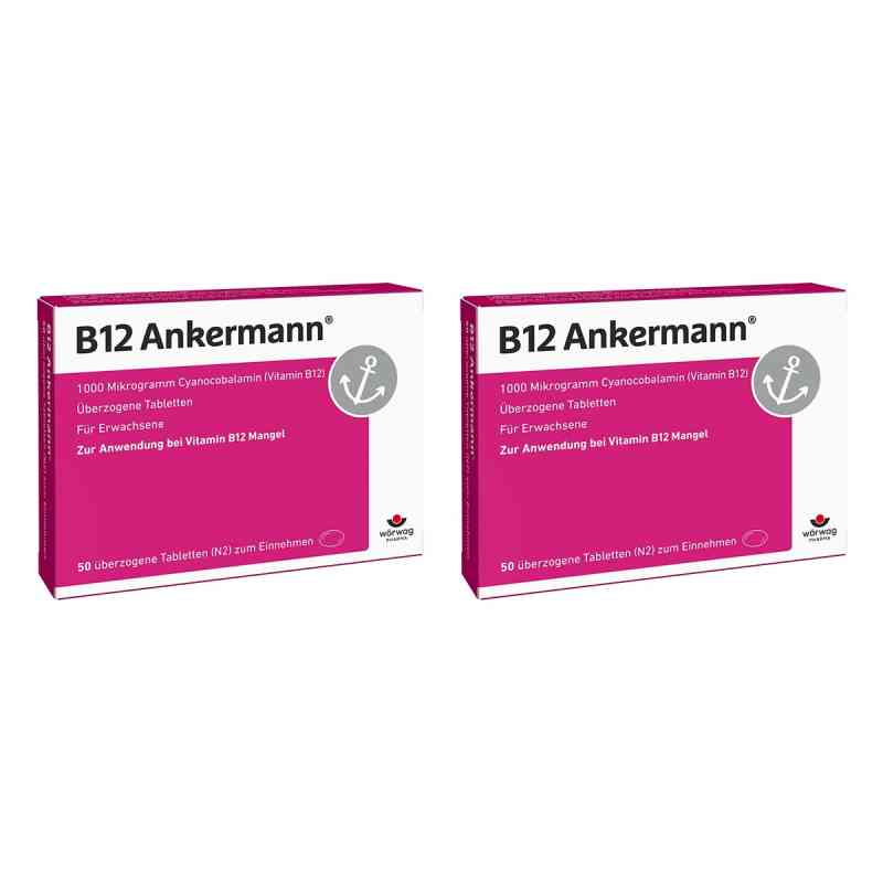 B12 Ankermann überzogene Tabletten 2x50 stk von Wörwag Pharma GmbH & Co. KG PZN 08106473