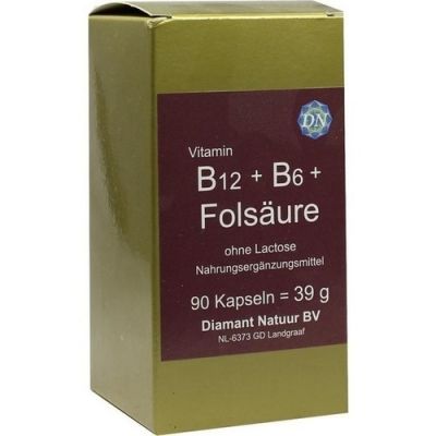 B12 + B6 + Folsäure ohne Lactose Kapseln 90 stk von FBK-Pharma GmbH PZN 05388902