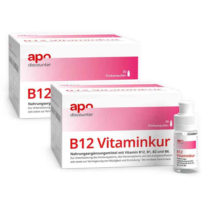 B12 Vitaminkur Trinkampullen von apodiscounter 2x30x7 ml von apo.com Group GmbH PZN 08102532