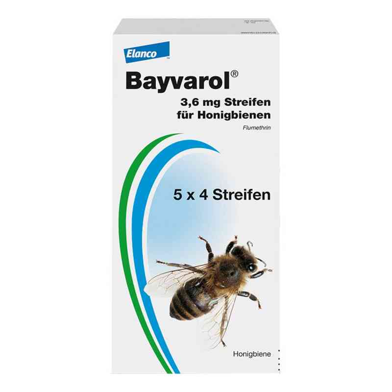Bayvarol Streifen für Honigbienen gegen Varroa-Milben 5X4 stk von Elanco Deutschland GmbH PZN 16914771