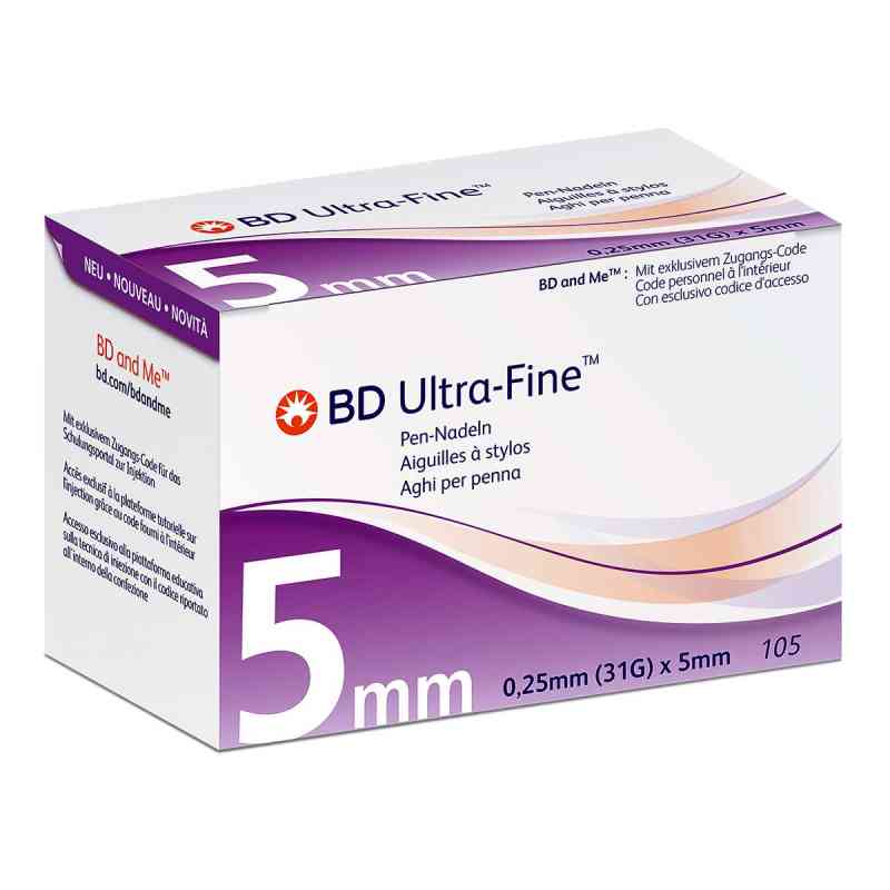 BD Ultra-Fine Pen-Nadeln 5 mm 31 G 105 stk von embecta GmbH PZN 14046744