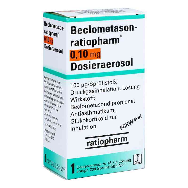 Beclometason-ratiopharm 0,10mg 1 stk von ratiopharm GmbH PZN 01660230