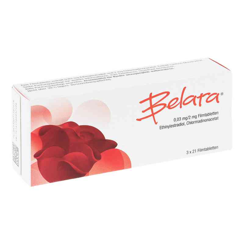Belara 0,03mg/2mg 3X21 stk von Gedeon Richter Pharma GmbH PZN 07118242