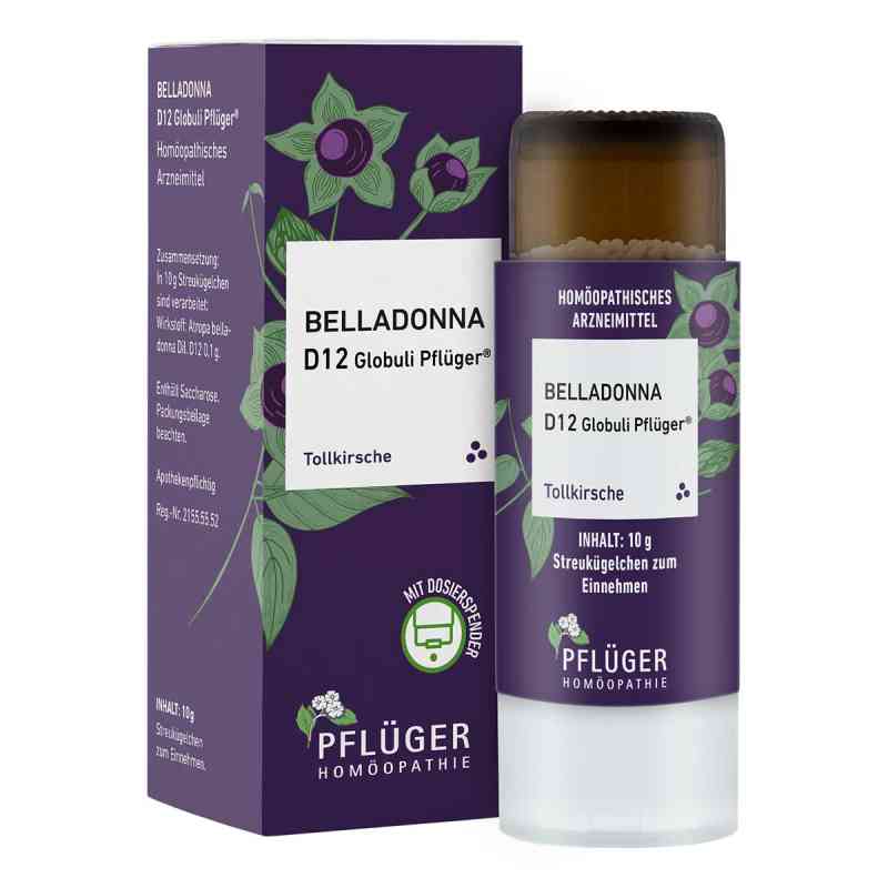 Belladonna D12 Globuli Pflüger Dosierspender 10 g von Homöopathisches Laboratorium Alexander Pflüger Gmb PZN 18051624