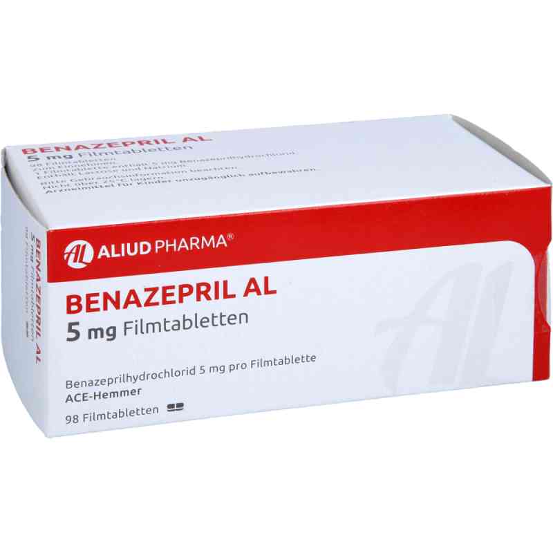 Benazepril AL 5mg 98 stk von ALIUD Pharma GmbH PZN 04351682