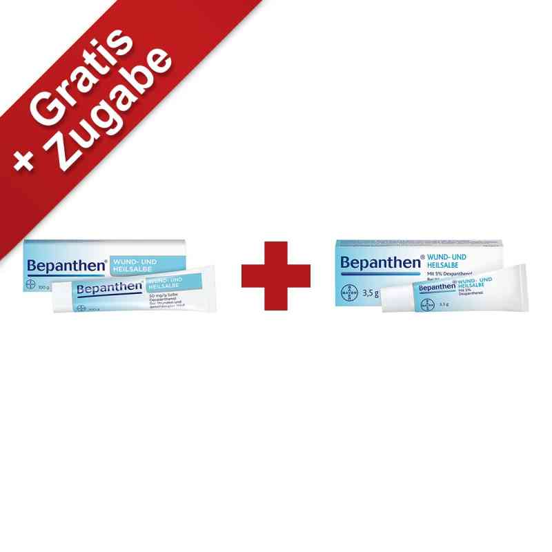 Bepanthen Wund- und Heilsalbe + GRATIS 3,5g Wund- und Heilsalbe 100 g von Bayer Vital GmbH PZN 08102302