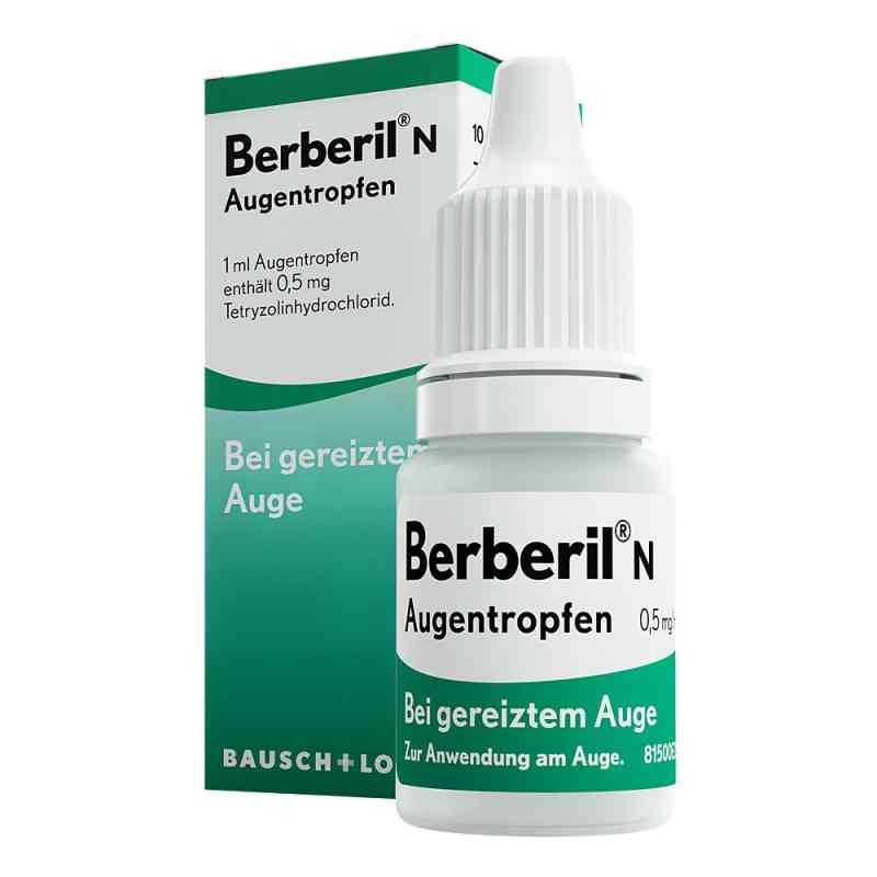 Berberil N Augentropfen bei akut geröteten, gereizten Augen 10 ml von Dr. Gerhard Mann Chem.-pharm.Fab PZN 04939642