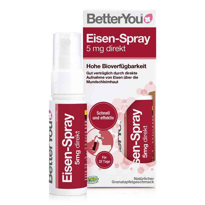 BetterYou Eisen-Spray Direkt 25 ml von Hansa Naturheilmittel GmbH PZN 19127648