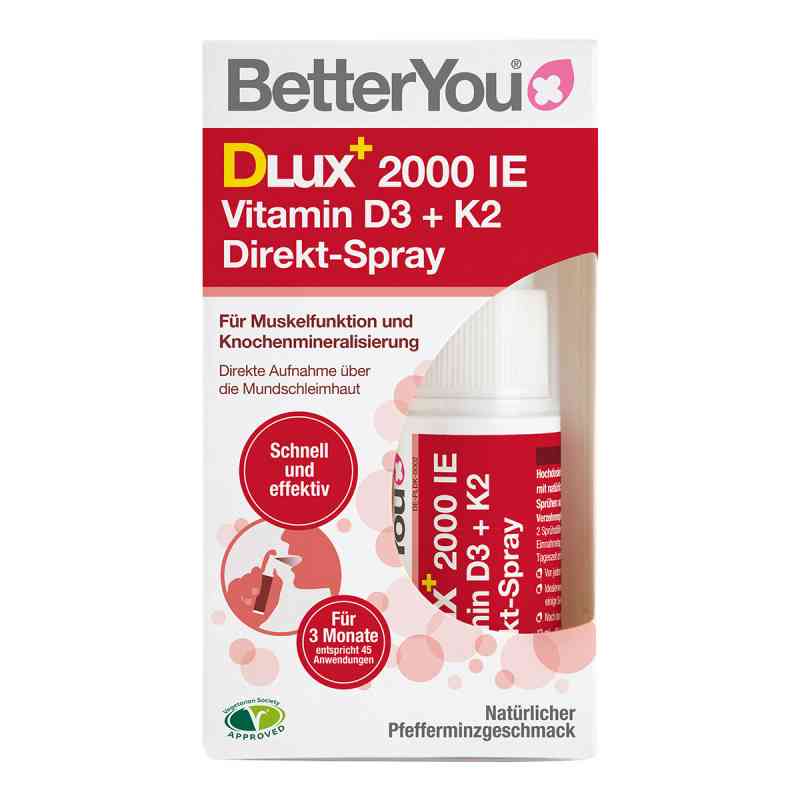 BetterYou Vitamin D3+K2 Direkt-Spray 12 ml von Hansa Naturheilmittel GmbH PZN 16879224