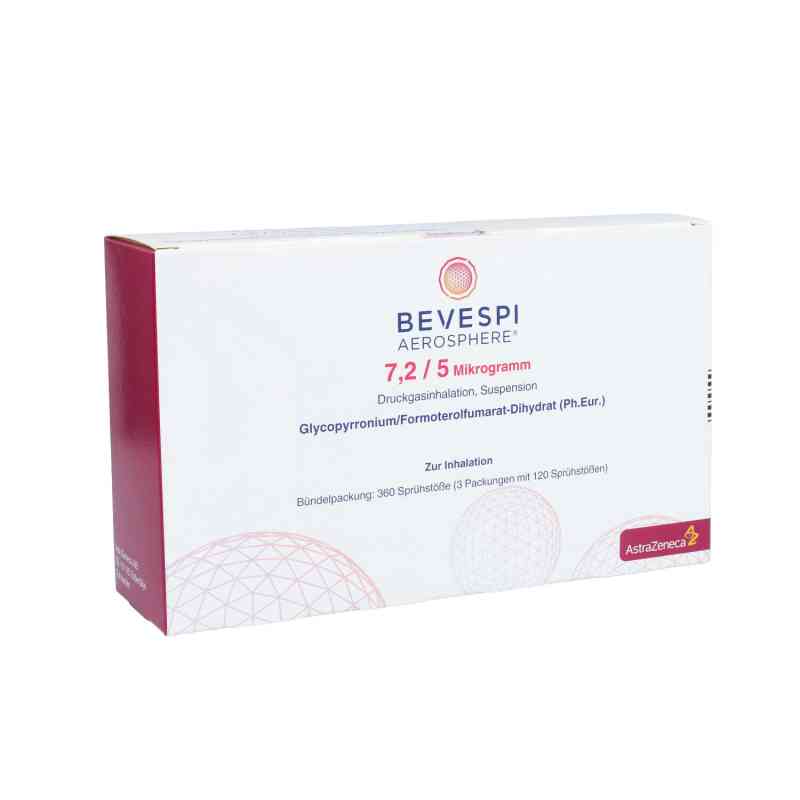 Bevespi Aerosphere 7,2 [my]g/5 [my]g Dru.gasinh.3x 3 stk von AstraZeneca GmbH PZN 13570727