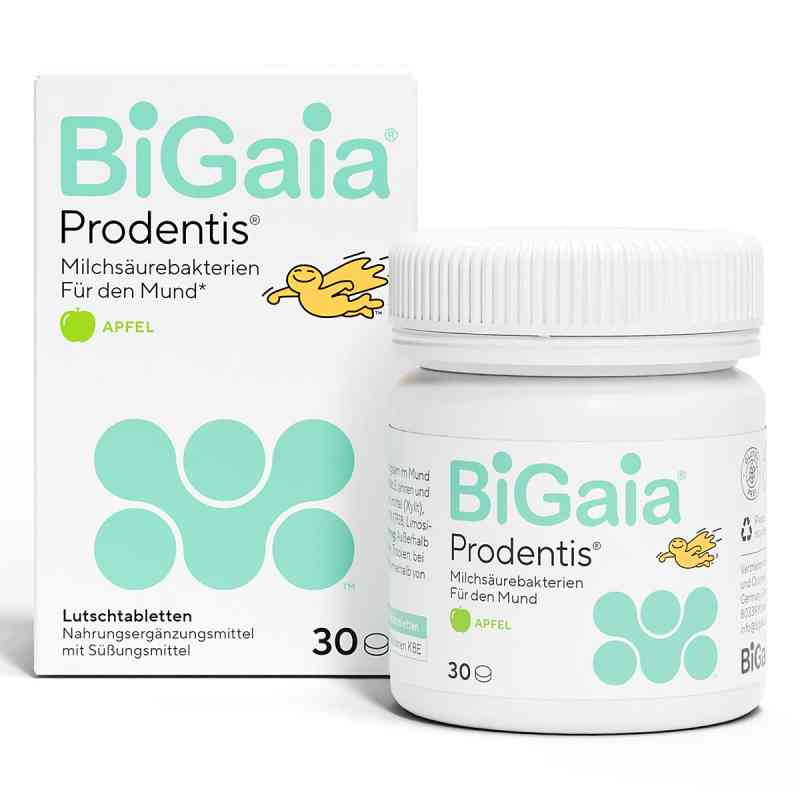 BiGaia® Prodentis® Apfel Lutschtabletten 30 stk von BiGaia Germany GmbH PZN 20038223