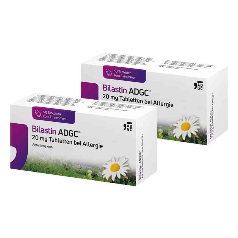 Bilastin ADGC 20 mg Tabletten bei Allergie 2x50 stk von Zentiva Pharma GmbH PZN 08107642