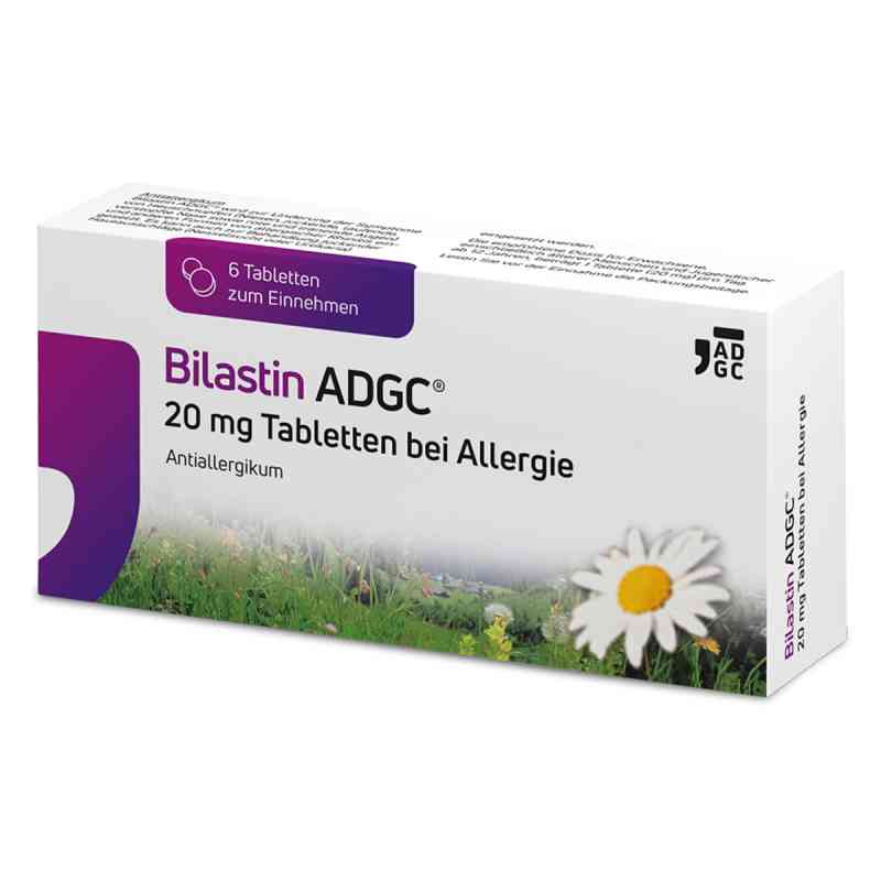 Bilastin ADGC 20 mg Tabletten bei Allergie 6 stk von Zentiva Pharma GmbH PZN 19427451