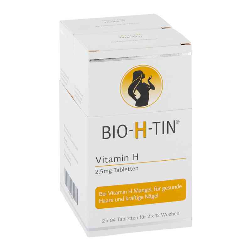BIO-H-TIN Vitamin H 2,5 mg für 2x12 Wochen Tabletten 2X84 stk von Dr. Pfleger Arzneimittel GmbH PZN 09900455