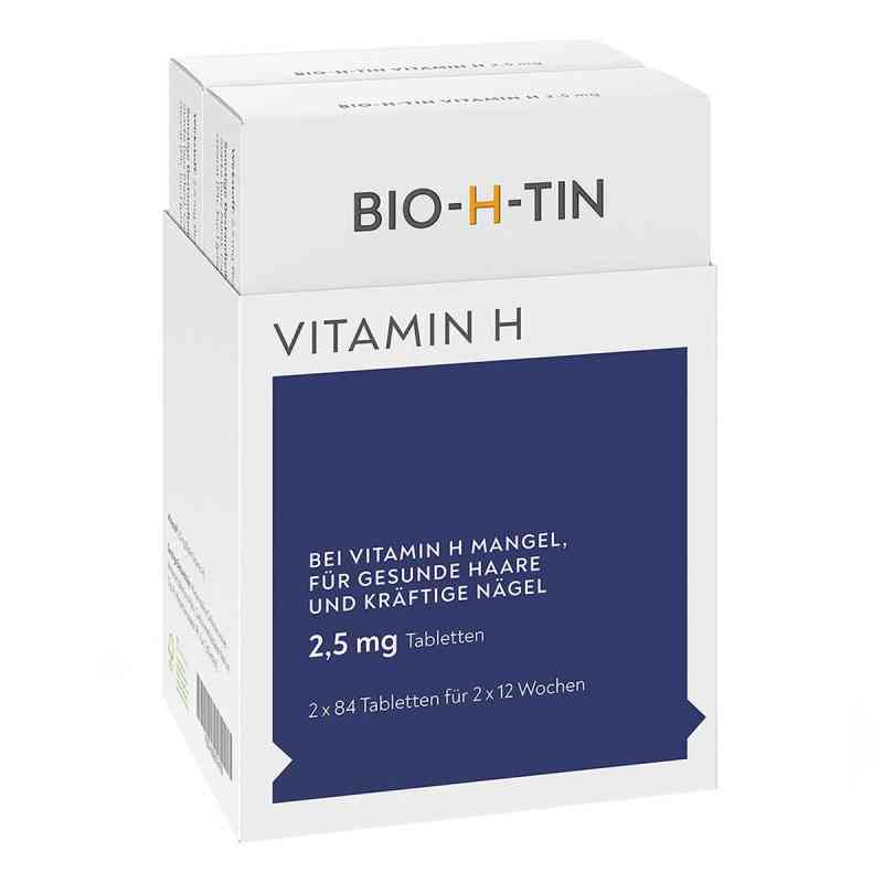 BIO-H-TIN Vitamin H 2,5 mg für 2x12 Wochen Tabletten 2X84 stk von Dr. Pfleger Arzneimittel GmbH PZN 09900455