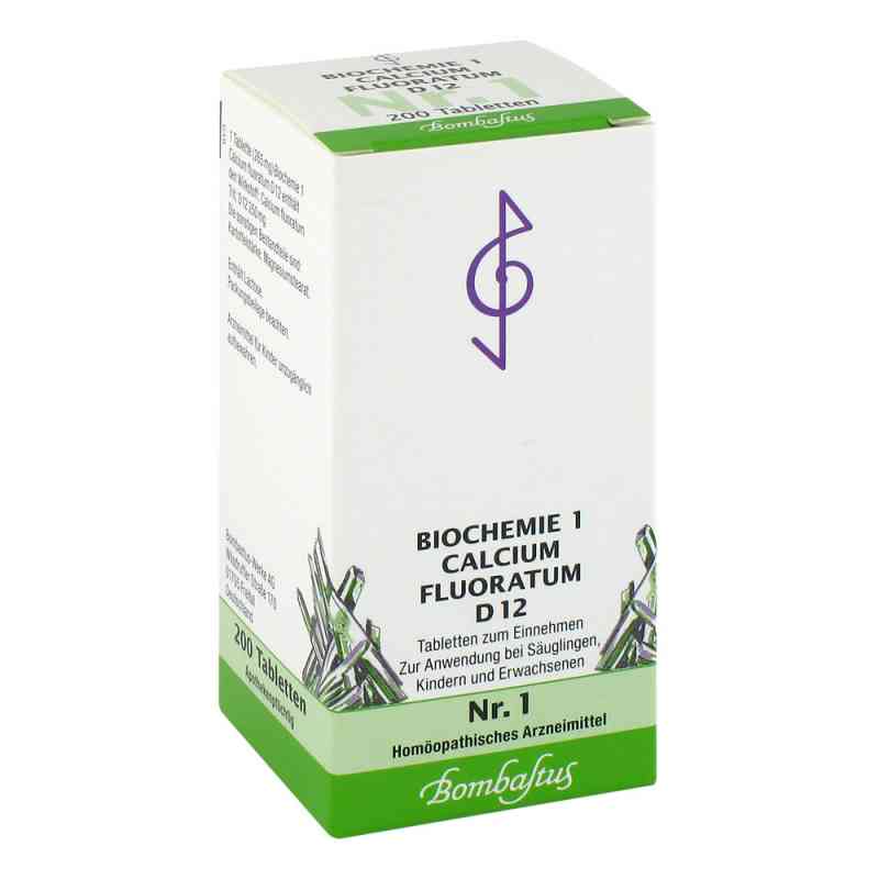 Biochemie 1 Calcium fluoratum D12 Tabletten Bombastus 200 stk von Bombastus-Werke AG PZN 04324969