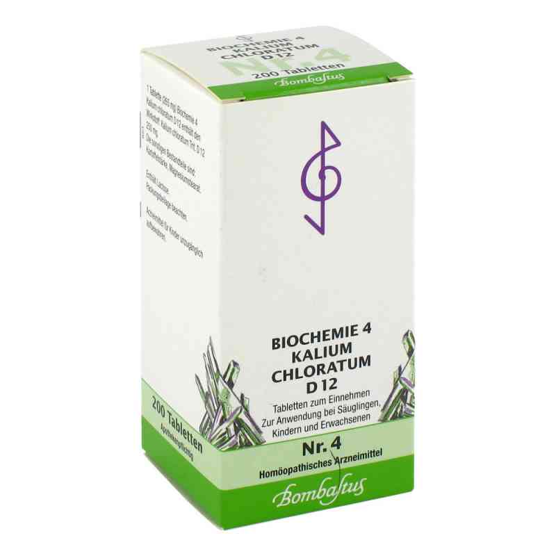Biochemie 4 Kalium chloratum D12 Tabletten 200 stk von Bombastus-Werke AG PZN 04325213