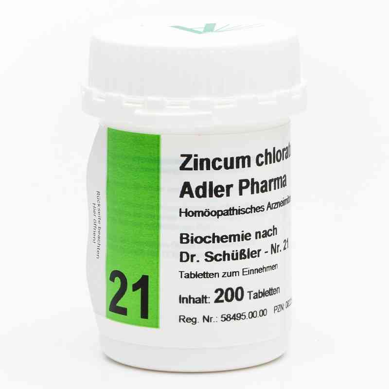 Biochemie Adler 21 Zincum chlor.D12 Adl.p. Tabletten 200 stk von Adler Pharma Produktion und Vertrieb GmbH PZN 00833504