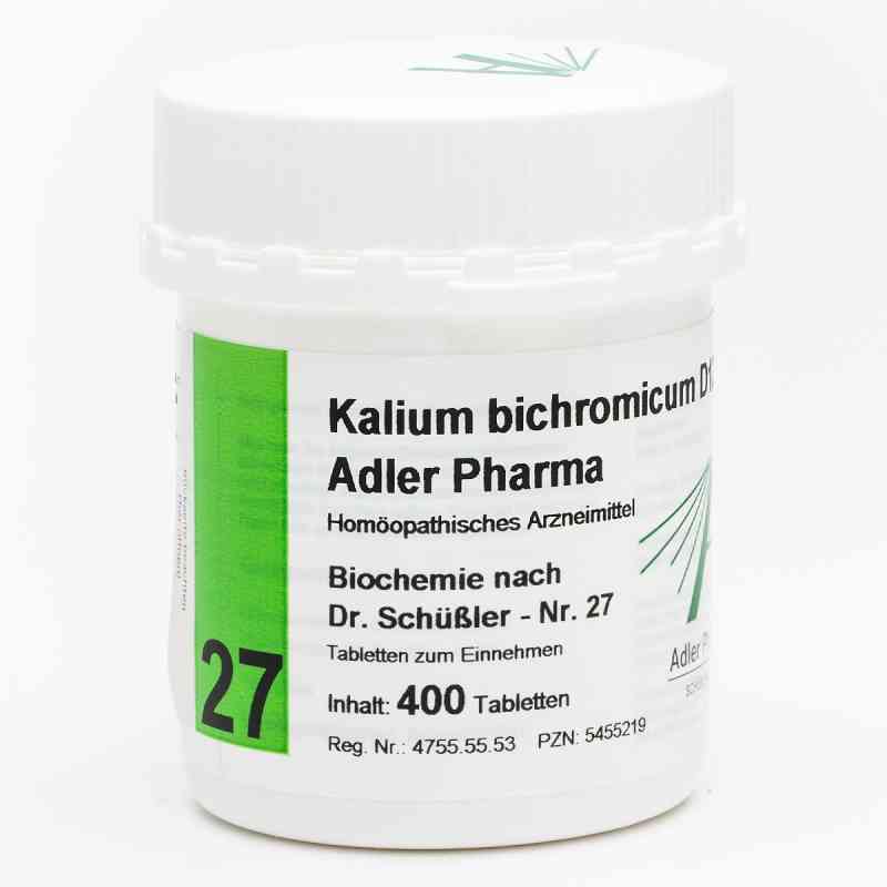 Biochemie Adler 27 Kalium bichr.D12 Ad.p. Tabletten 400 stk von Adler Pharma Produktion und Vertrieb GmbH PZN 05455219