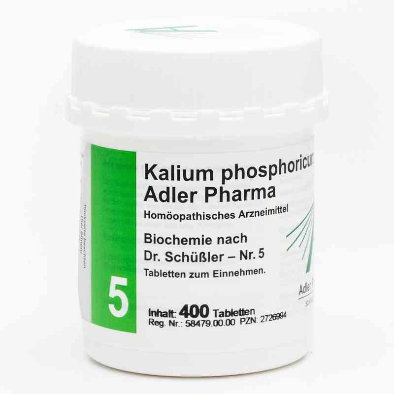 Biochemie Adler 5 Kalium phosphoricum D6 Adl.ph. Tabletten 400 stk von Adler Pharma Produktion und Vertrieb GmbH PZN 02726994