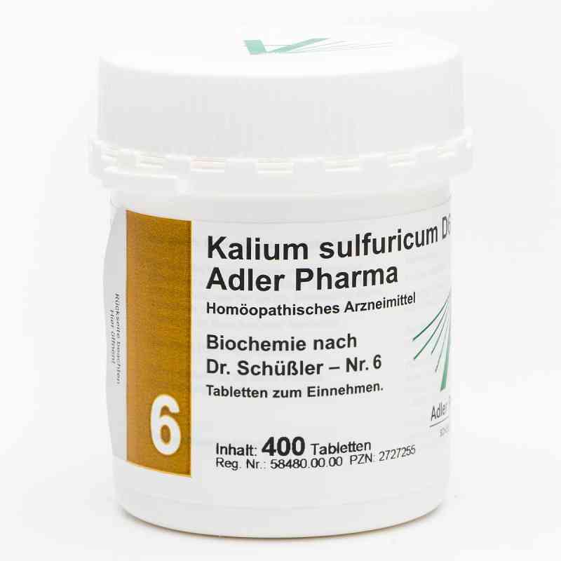 Biochemie Adler 6 Kalium sulf.D6 Adl.ph. Tabletten 400 stk von Adler Pharma Produktion und Vertrieb GmbH PZN 02727255