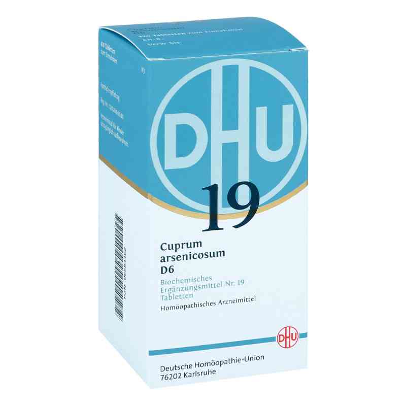 Biochemie Dhu 19 Cuprum arsenicosum D6 Tabletten 420 stk von DHU-Arzneimittel GmbH & Co. KG PZN 06584462