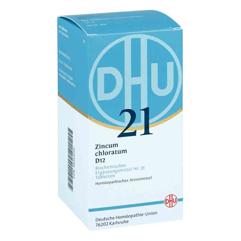 Biochemie Dhu 21 Zincum chloratum D12 Tabletten 420 stk von DHU-Arzneimittel GmbH & Co. KG PZN 06584522