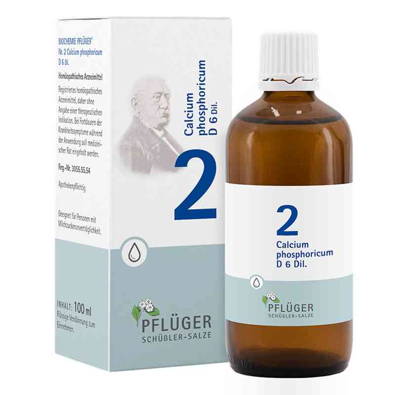 Biochemie Pflüger 2 Calcium phosphoricum D6 Tropfen 100 ml von Homöopathisches Laboratorium Alexander Pflüger Gmb PZN 06323773