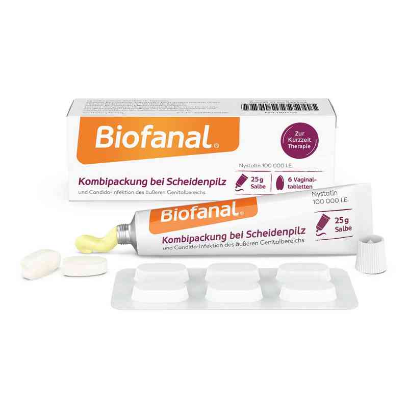 Biofanal Kombipackung bei Scheidenpilz Vaginaltabletten+Salbe 1 Pck von Dr. Pfleger Arzneimittel GmbH PZN 16011135
