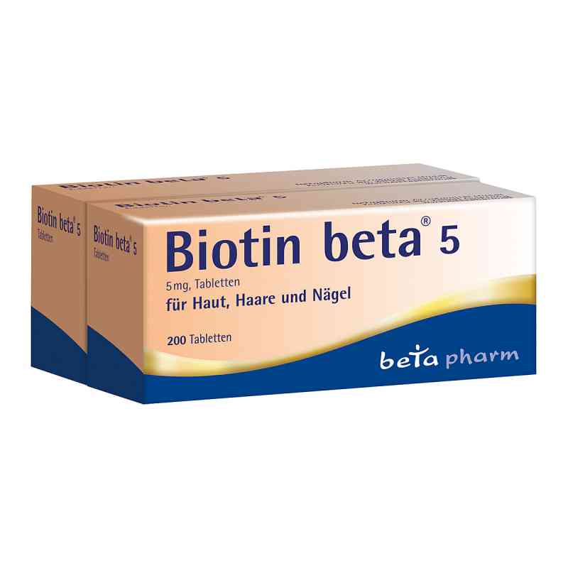 Biotin Beta 5 Tabletten 200 stk von betapharm Arzneimittel GmbH PZN 13846218
