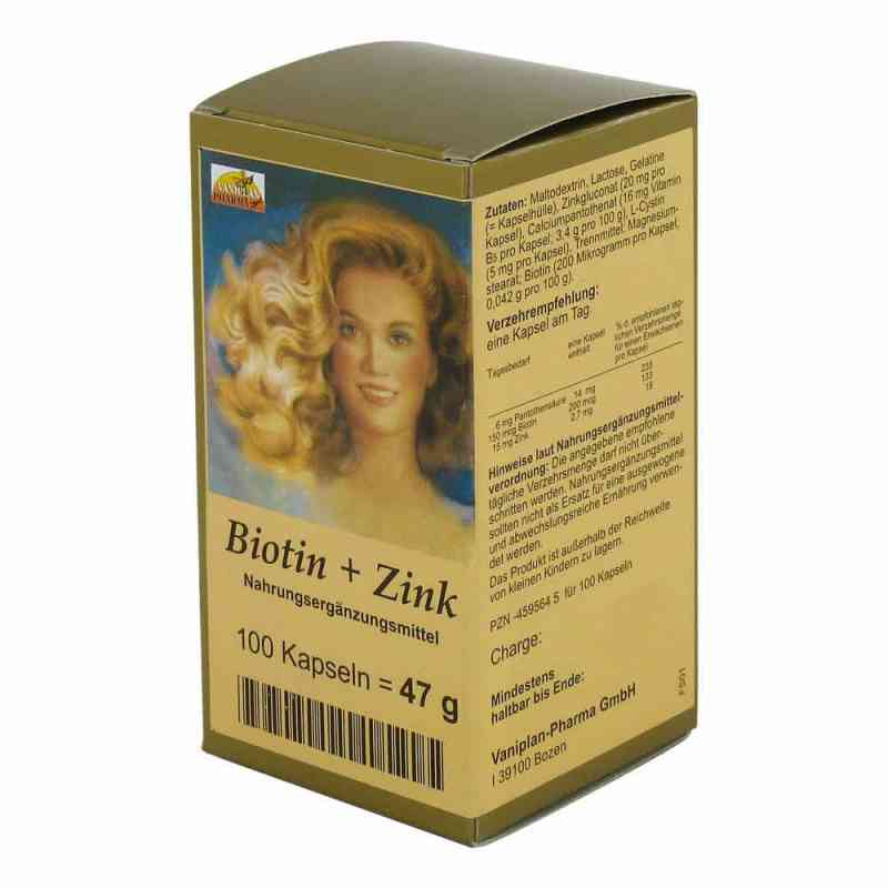 Biotin Plus Zink Haarkapseln 100 stk von FBK-Pharma GmbH PZN 04595645