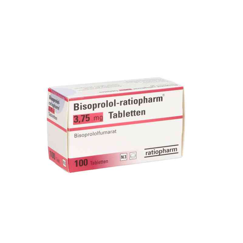 Bisoprolol-ratiopharm 3,75mg 100 stk von ratiopharm GmbH PZN 10330112