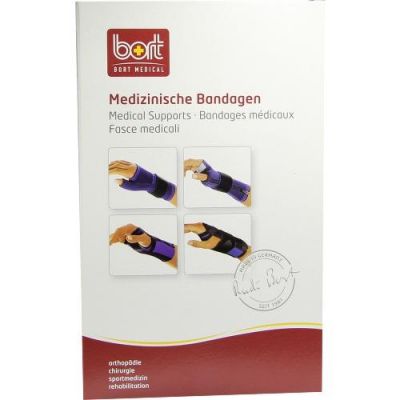 Bort Handgelenkstütze mit Alusch.rec.medium schwarz 1 stk von Bort GmbH PZN 05539399