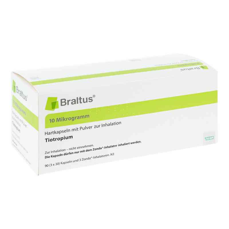 Braltus 10 Mikrogramm + Inhalator 90 stk von Teva GmbH PZN 11298586
